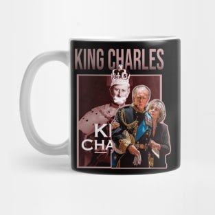 king charles funny retro Mug